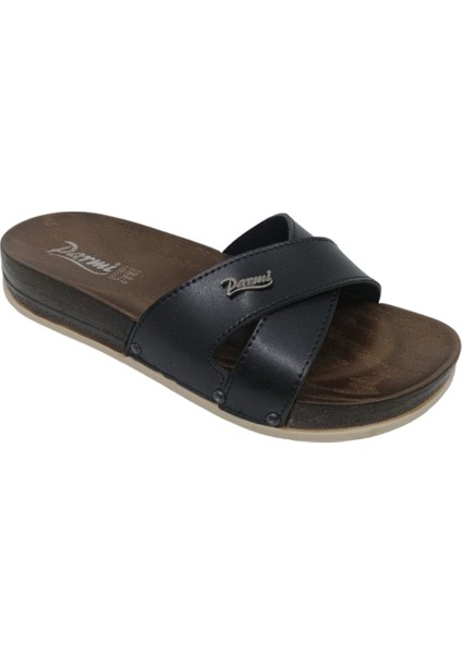 Parmi 21502 Kadın Siyah Günlük Kullanım Terlik fırsatları