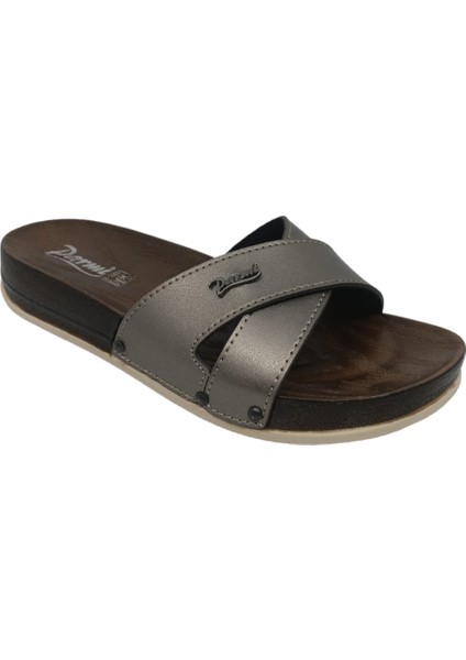 Parmi 21502 Kadın Platin Günlük Kullanım Terlik