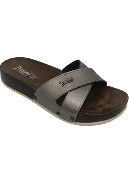 Parmi 21502 Kadın Platin Günlük Kullanım Terlik fırsatları