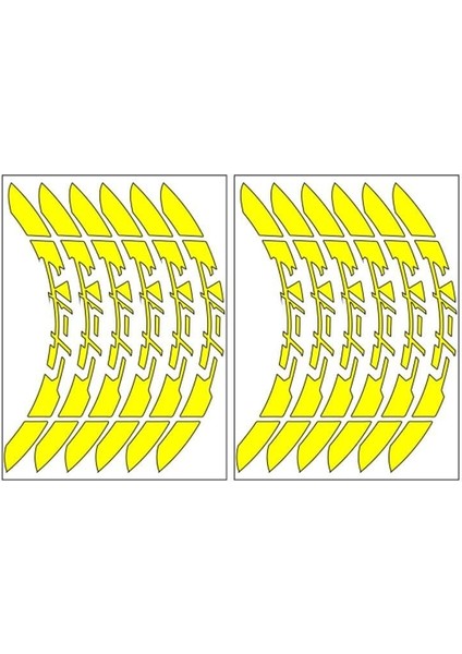 Florasan Sarı Yamaha Ybr Uyumlu Büyük Jant Şeridi