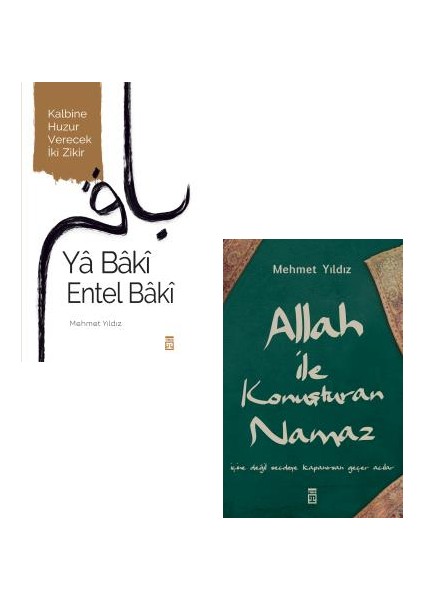 Mehmet Yıldız 2 Kitap Set / Ya Baki Entel Baki + Allah ile Konuşturan Namaz