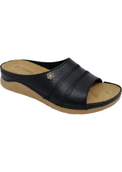 Jasmıne Kadın Siyah Günlük Kullanım Terlik