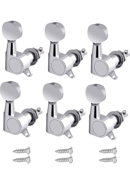 6x Pegs Mühürlü Mükemmel Uygun Gitar Aksesuarları Argent 6r (Yurt Dışından) fiyatları