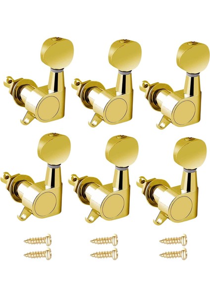 6x Pegs Mühürlü Mükemmel Fit Gitar Aksesuarları Aureate 6l (Yurt Dışından) fiyatları