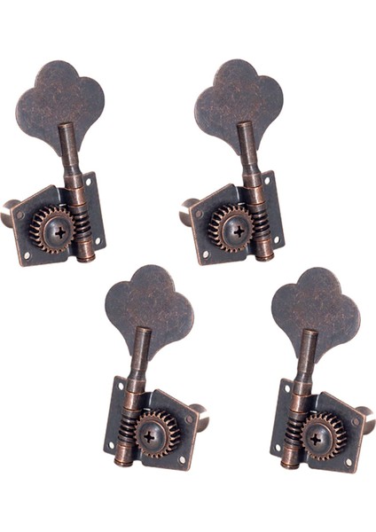 4pcs Bas Gitar Için Bass Tuner Pegs Açıldı Elektro Gitar Halk Guitars 2L2R Kırmızı Bronz (Yurt Dışından) fiyatları