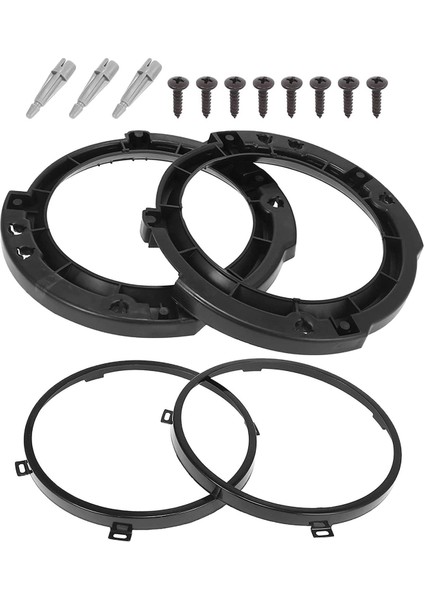 2007-2017 Siyah Için 2 Adet Far Montaj Braketi Yuvarlak (Yurt Dışından) fiyatları