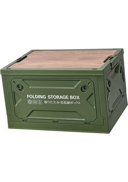 Katlanabilir Depolama Kutusu Katlanabilir Depolama Bölmesi Büyük Boy Kitap Kutuları Istiflenebilir Yeşil (Yurt Dışından)