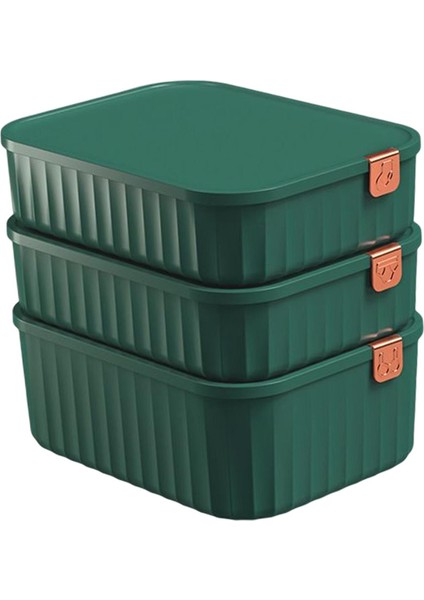 3x Çekmece Organizatör Çorap Iç Çamaşırı Kayışları Dolap Saklama Kutuları Yeşil (Yurt Dışından) fiyatları