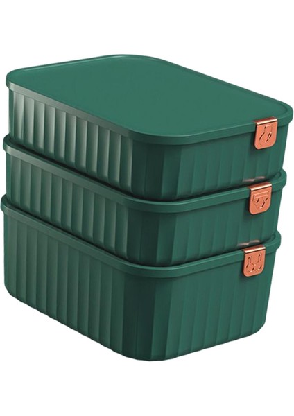 3x Çekmece Organizatör Çorap Iç Çamaşırı Kayışları Dolap Saklama Kutuları Yeşil (Yurt Dışından) modelleri