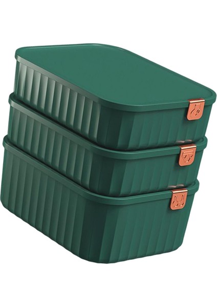 3x Çekmece Organizatör Çorap Iç Çamaşırı Kayışları Dolap Saklama Kutuları Yeşil (Yurt Dışından) indirimleri