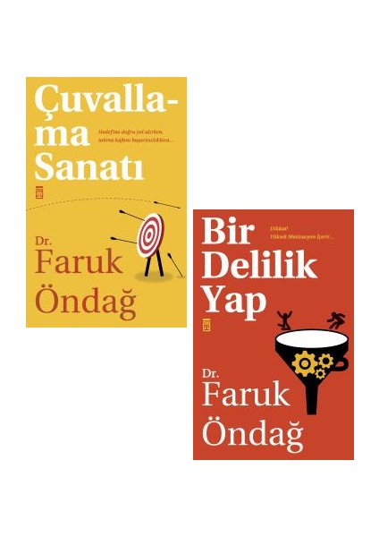Çuvallama Sanatı - Bir Delilik Yap - 2 Kitap Set - Faruk Öndağ