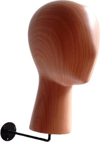 Manken Head Model/ Ev Salonu ve Seyahat Yeni Başlayanlar Için Kafa Kafası Koyu Ahşap Tahıl (Yurt Dışından)