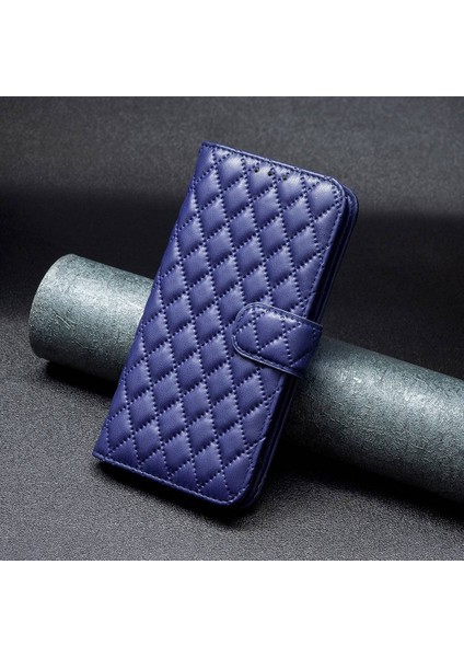 Samsung Galaxy A33 5g Bf Style-14 Için Binfen Renk Baskılı Rhombus Desen Manyetik Toka Kılıf Stand Mat Pu Deri Cüzdan Kapağı (Yurt Dışından)