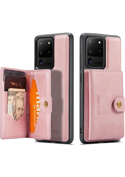Samsung Galaxy S20 Ultra 4G/S20 Ultra 5g Söndürülebilir Telefon Kapağı Cüzdan Kickstand Manyetik Deri Kaplamalı Tpu Kılıfı (Yurt Dışından) fiyatları