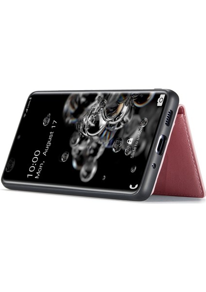 Samsung Galaxy S20 Ultra 4G/S20 Ultra 5g Söndürülebilir Telefon Kapağı Cüzdan Kickstand Manyetik Deri Kaplamalı Tpu Kılıfı (Yurt Dışından) fırsatları