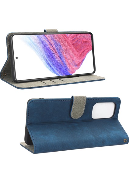 Samsung Galaxy A73 Için 5g Rfıd Engelleme Deri Anti-Drop Telefon Kılıfı Flip Stant Cüzdan Kapağı El Kayışı ile (Yurt Dışından) indirimleri