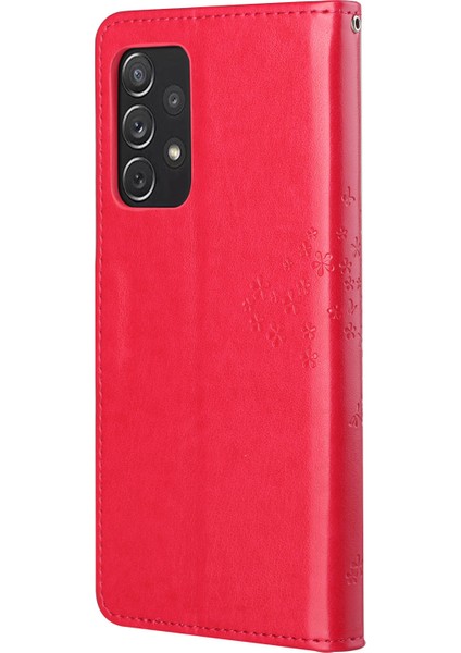 Baykuş Ağacı Deseni Baskılı Manyetik Toka Tpu ve Pu Deri Telefon Kılıfı Samsung Galaxy A73 5g Için Kayışlı Cüzdan Kapağı (Yurt Dışından) fırsatları