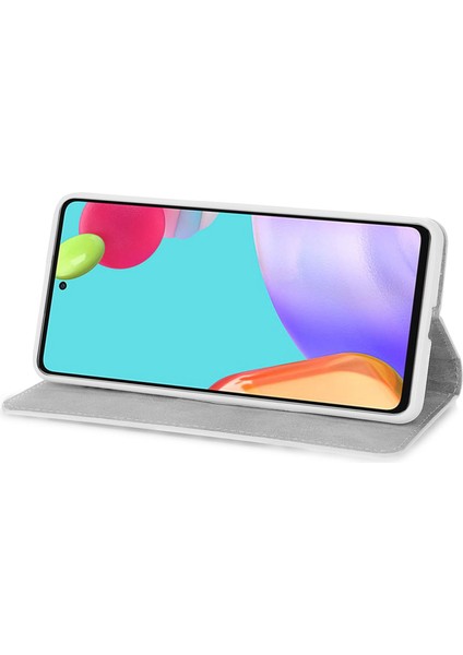 Samsung Galaxy A73 Için 5g Işıltılı Payetler Pu Deri Deri Anti-Çizelge Koruyucu Telefon Kılıfı Stand Cüzdanı (Yurt Dışından)