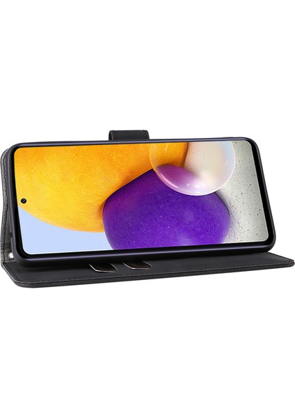 Cilt Touch Duygu Pu Deri + Tpu Telefon Kapak Stand Samsung Galaxy A73 5g Için Cüzdan Kabuğu Cep Telefonu Kılıfı (Yurt Dışından) fırsatları
