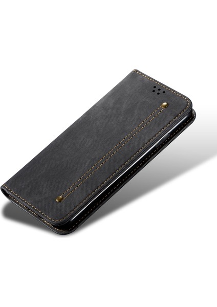 Kot Kumaş Doku Pu Deri Kasa + Tpu Iç Kabuk Cüzdan Standı Samsung Galaxy A73 5g Için Cep Telefonu Koruyucu Kapak (Yurt Dışından) modelleri