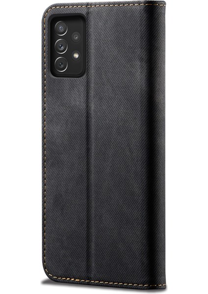 Kot Kumaş Doku Pu Deri Kasa + Tpu Iç Kabuk Cüzdan Standı Samsung Galaxy A73 5g Için Cep Telefonu Koruyucu Kapak (Yurt Dışından) indirimleri