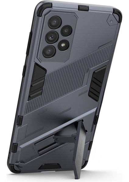 Samsung Galaxy A73 5g Için Eller Kickstand Tasarım Anti-Fall Anti-Fall Koruma Tpu + Pc Hybrid Telefon Kılıf Kabuğu (Yurt Dışından) fırsatları