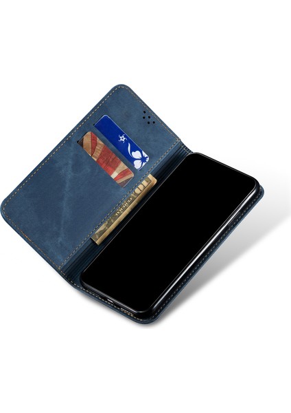 Kot Kumaş Doku Pu Deri Kasa + Tpu Iç Kabuk Cüzdan Standı Samsung Galaxy A73 5g Için Cep Telefonu Koruyucu Kapak (Yurt Dışından) fiyatları