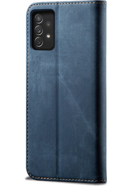 Kot Kumaş Doku Pu Deri Kasa + Tpu Iç Kabuk Cüzdan Standı Samsung Galaxy A73 5g Için Cep Telefonu Koruyucu Kapak (Yurt Dışından) indirimleri