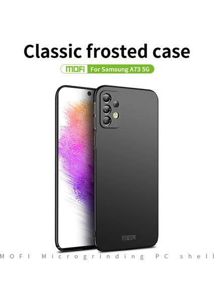 Samsung Galaxy A73 Için 5g Hassas Kesim Şok Geçirmez Mat Telefon Kılıfı Sabit Pc Koruyucu Arka Kapak Kayış (Yurt Dışından) modelleri