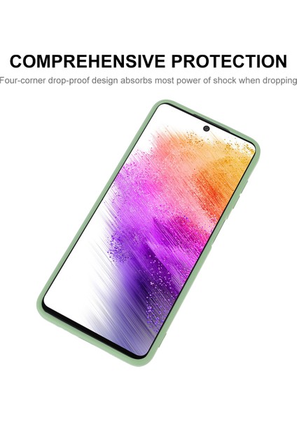 Samsung Galaxy A73 5g Için Sıvı Silikon Kılıf (Yurt Dışından)