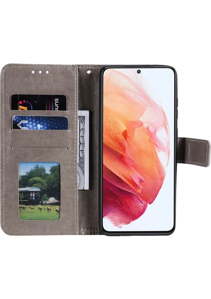 Stand Cüzdan Fonksiyonu Pu Deri Telefon Folio Flip Kapak Kılıfı Samsung Galaxy A73 5g Için Kayış (Yurt Dışından) indirimleri