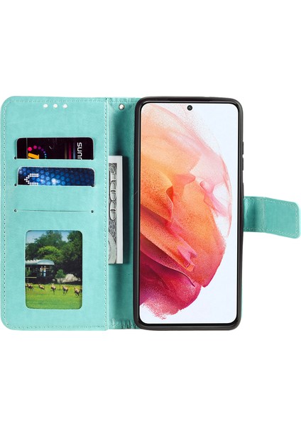 Stand Cüzdan Fonksiyonu Pu Deri Telefon Folio Flip Kapak Kılıfı Samsung Galaxy A73 5g Için Kayış (Yurt Dışından) indirimleri