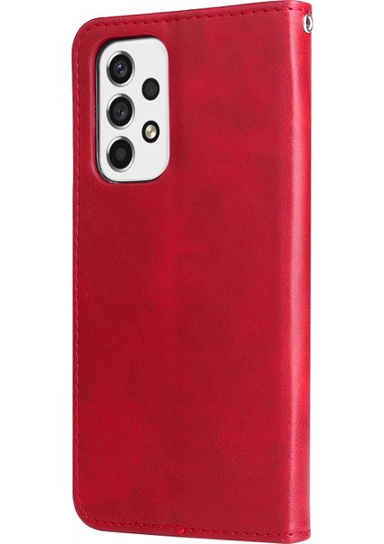 Çok Fonksiyonlu Stand Cüzdan Pu Deri Kapak Samsung Galaxy A53 5g Için Fermuarı Cep Telefon Kılıfı Kabuğu (Yurt Dışından)
