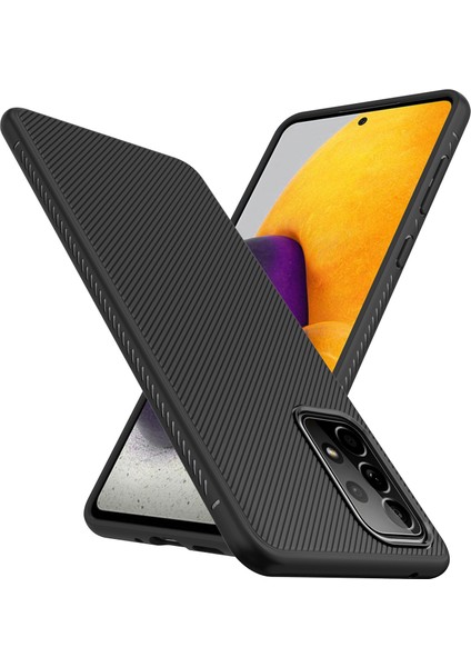 Samsung Galaxy A73 5g Için Twill Doku Tpu Telefon Kılıfı, Kıvrık Yumuşak Cilt Kamera Koruması Yükseltilmiş Arka Kapak (Yurt Dışından) fiyatları