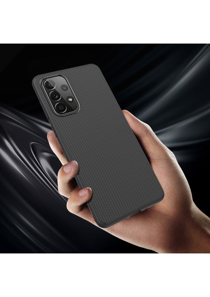 Samsung Galaxy A73 5g Için Twill Doku Tpu Telefon Kılıfı, Kıvrık Yumuşak Cilt Kamera Koruması Yükseltilmiş Arka Kapak (Yurt Dışından) indirimleri