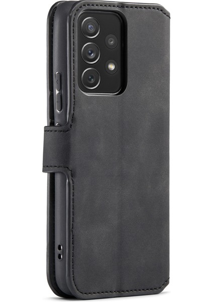 Stand Cüzdan Tasarım Retro Tarzı Pu Deri Kapak Samsung Galaxy A53 5g Için Iç Yumuşak Tpu Telefon Kılıfı (Yurt Dışından)