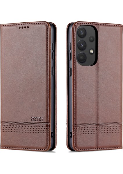 Pu Deri Cüzdan Flip Kasa Manyetik Absorpsiyon Katlama Samsung Galaxy A53 5g Için Koruyucu Kapak (Yurt Dışından)