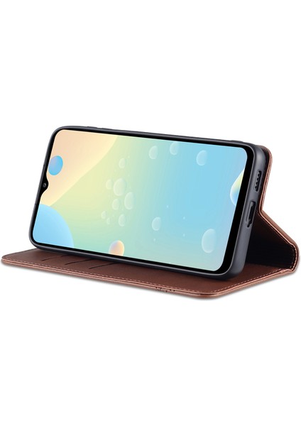 Pu Deri Cüzdan Flip Kasa Manyetik Absorpsiyon Katlama Samsung Galaxy A53 5g Için Koruyucu Kapak (Yurt Dışından)