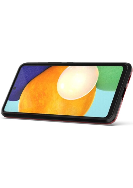Samsung Galaxy A53 5g Için Yüzük Kickstand Hard Pc + Yumuşak Tpu Heavy Derect Shockroof Defender Telefon Kılıfı (Yurt Dışından) modelleri