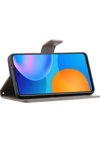 Pu Deri Baykuş Ağacı Baskılı Cüzdan Flip Case Standı Samsung Galaxy A53 5g (Yurt Dışından)