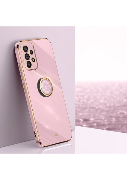 Samsung Galaxy A53 5g Için Şok Geçirmez Telefon Kapağı, Elektrokaplama Altın Kenar ile Koruyucu Tpu Telefon Kılıfı Kickstand (Yurt Dışından) indirimleri