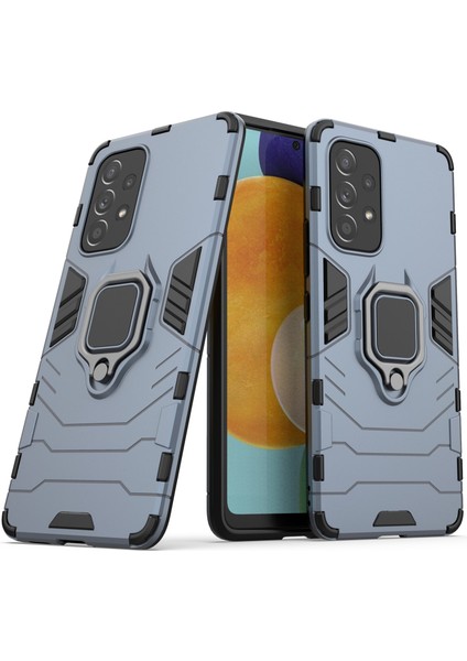 Samsung Galaxy A53 5g Için Yüzük Kickstand Hard Pc + Yumuşak Tpu Heavy Derect Shockroof Defender Telefon Kılıfı (Yurt Dışından) fırsatları