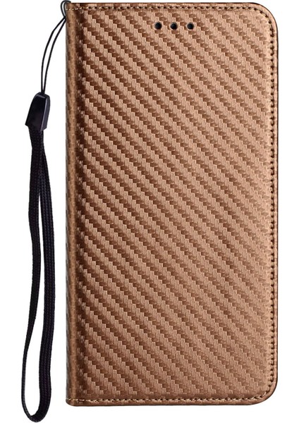 Samsung Galaxy A53 5g Karbon Fiber Dokusu Için Manyetik Otomatik Emici Pu Deri Kasa, Stant Cüzdanı (Yurt Dışından)