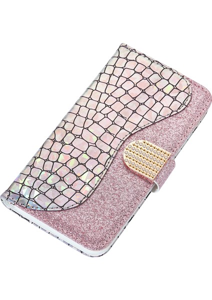 Anti-Drop Birleştirme Timsah Doku Islama Toz Şok Geçirmez Tpu+Pu Deri Deri Stand Cüzdan Kılıfı Samsung Galaxy A53 5g (Yurt Dışından)