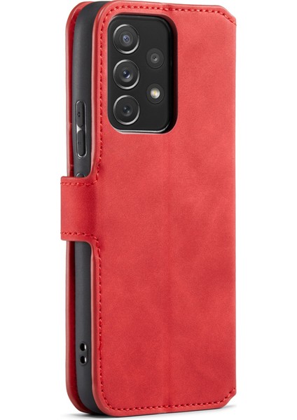Stand Cüzdan Tasarım Retro Tarzı Pu Deri Kapak Samsung Galaxy A53 5g Için Iç Yumuşak Tpu Telefon Kılıfı (Yurt Dışından)