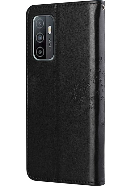 Pu Deri Baykuş Ağacı Baskılı Cüzdan Flip Case Standı Samsung Galaxy A53 5g (Yurt Dışından)