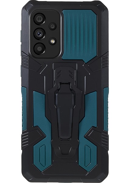 Mechwarrior Samsung Galaxy A53 5g Yerleşik Metal Sac Hibrit Sert Pc Yumuşak Tpu Anti-Çizelge Kılıfı Arka Klip Kickstand (Yurt Dışından) fırsatları