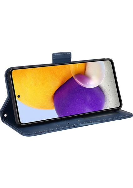 Samsung Galaxy A53 Için 5g Cep Telefon Kılıfı Pu Deri Kart Yuvaları Manyetik Flip Stand Şok Geçirmez Cüzdan Kapağı (Yurt Dışından)