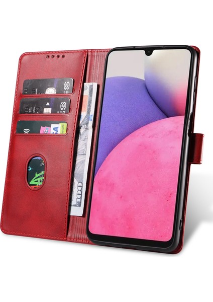 Samsung Galaxy A53 5g Telefon Cüzdan Kılıfı Stand Kare Manyetik Toka Deri Kapak (Yurt Dışından)