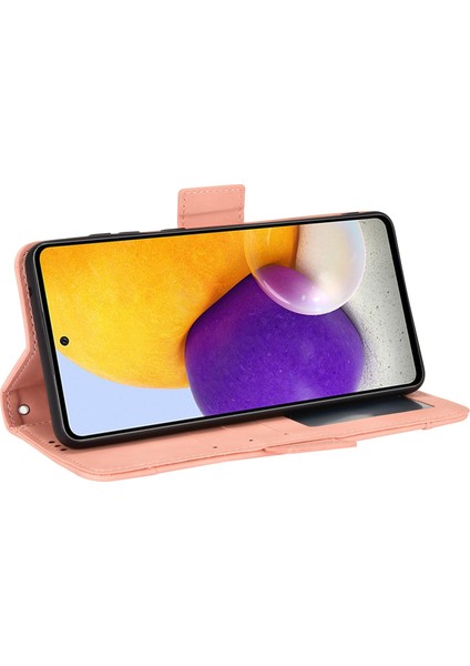 Samsung Galaxy A53 Için 5g Cep Telefon Kılıfı Pu Deri Kart Yuvaları Manyetik Flip Stand Şok Geçirmez Cüzdan Kapağı (Yurt Dışından)